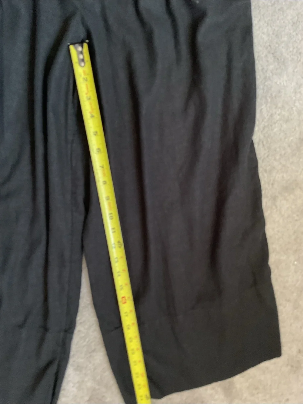 Banana Republic Black Linen Blend Wide Leg Pants Size M Palazzo Culotte Pleated